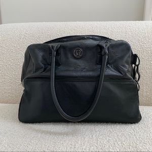 Lululemon Black Duffel Bag